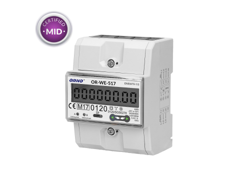 ORNO 3-FAZOWY LICZNIK ENERGII ELEKT.80A. WIELOT. RS485 MID