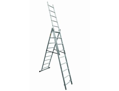 DRABEST DRABINA ALUMINIOWA 3x9 BASIC