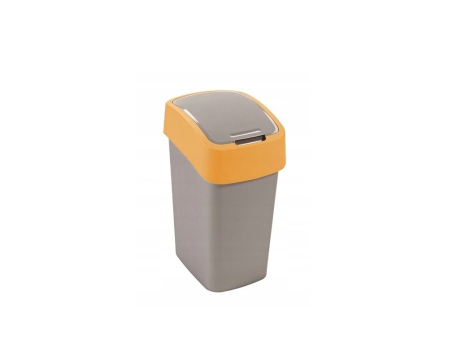 CURVER KOSZ NA ŚMIECI FLIP BIN 10L /POMARAŃCZOWY