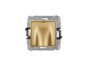 ICON Mechanizm wypustu kablowego złoty 29IWPK