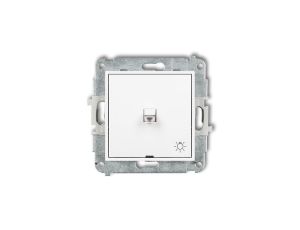 ICON Mechanizm łącznika zwierny światło w stylu amerykańskim biały mat 25IWPUS-5