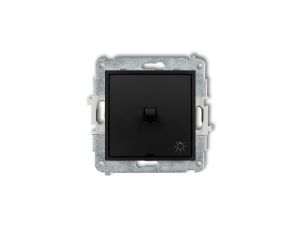 ICON Mechanizm łącznika zwierny światło w stylu amerykańskim czarny mat 12IWPUS-5