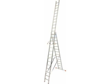 KRAUSE DRABINA TRIBILO 3x14 SZCZEBLI + STABILIZATOR TRIGON
