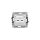 ICON Mechanizm gniazda podwójnego 2xUSB C-C srebrny metalik 7IGUSB-8
