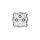 ICON Mechanizm gniazda multimedialnego 3F DATA (Vectra) biały IGMV