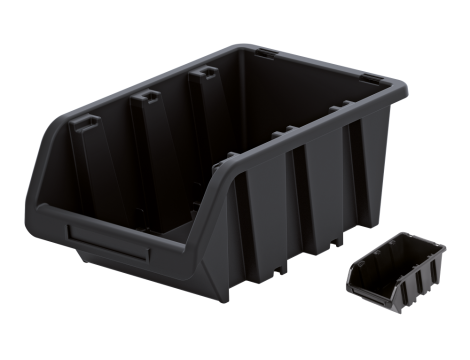 KISTENBERG  ECOBOX CZARNA 8 120x195x90mm