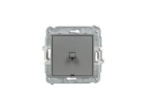 ICON Mechanizm łącznika dwubiegunowego w stylu amerykańskim szary mat 27IWPUS-9