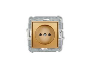ICON Mechanizm gniazda pojedynczego bez uziemienia 2P (bez przesłon torów prądowych) złoty 29IGP-1