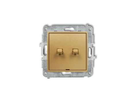 ICON Mechanizm łącznika zwiernego żaluzjowego w stylu amerykańskim złoty 29IWPUS-8