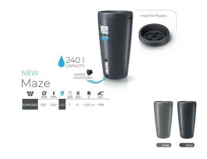 PROSPERPLAST POJEMNIK NA DESZCZÓWKĘ 240L SZARY MAZE
