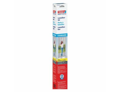 TESA MOSKITIERA DRZWI LAMELA CZARNA 0,95m x 2,2m STANDARD