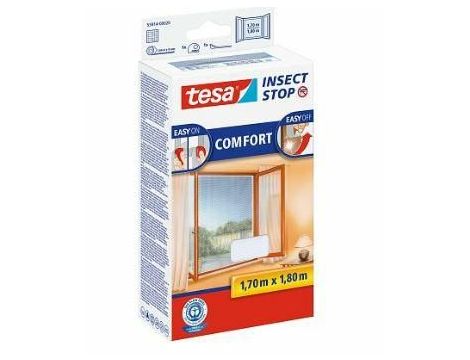 TESA MOSKITIERA OKIENNA BIAŁA 1,7m x 1,8m COMFORT