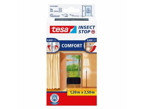 TESA MOSKITIERA DRZWI CZARNA 1,2m x 2,5m COMFORT