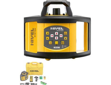 NIVEL SYSTEM NIWELATOR LASEROWY NL520G Z ZIELONYM LASEREM