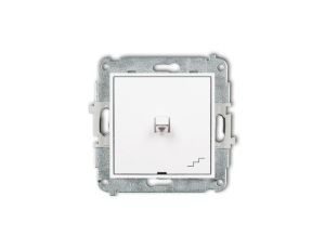 ICON Mechanizm łącznika schodowego w stylu amerykańskim biały mat 25IWPUS-3