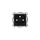 ICON Mechanizm gniazda multimedialnego 3F DATA (UPC) czarny mat 12IGMU