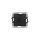 ICON Mechamizm gniazda pojedynczego USB A-A 3.0, bez pola opisowego czarny mat 12IGUSBBO-5