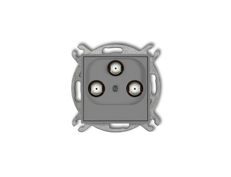 ICON Mechanizm gniazda multimedialnego 3F DATA (Vectra) szary mat 27IGMV