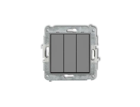 ICON Mechanizm łącznika potrójnego szary mat 27IWP-7