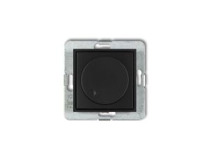 ICON Mechanizm elektronicznego regulatora oświetlenia przyciskowo-obrotowego czarny mat 12IRO-1