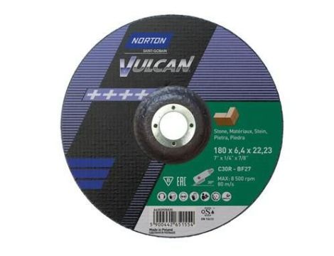 NORTON TARCZA VULCAN DO KAMIENIA 230 x 3.0 x 22.2mm-T41 C30R