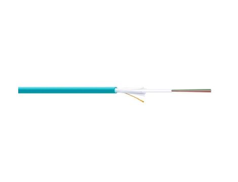 Kabel światłowodowy uniwersalny 24 włókna MM 50/125 OM3 1500N LS0H Dca turkusowy A/I-DQ(ZN)BH DK-35241/3-U-BN /bębnowy/