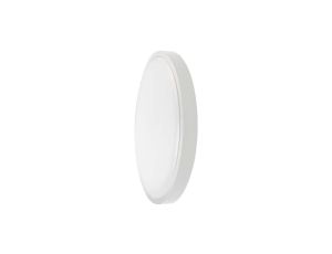 Plafoniera LED 18W 1800lm 3000K IP44 Okrągła fi225 Mleczny Biała Ramka z mikrofalowym czujnikiem ruchu 7659