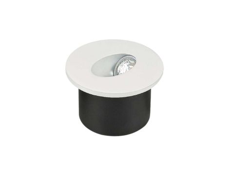 Oprawa schodowa LED 3W 270lm 4000K IP20 Biała Okrągła 211208