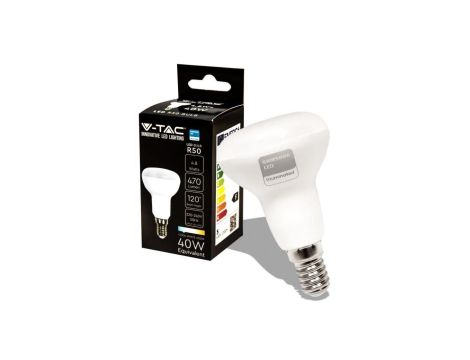 Żarówka LED 4.8W E14 R50 6400K 470lm 120st. Samsung 5 lat gwarancji 21140
