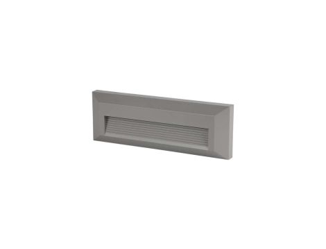 Oprawa schodowa LED 3W 110lm 4000K IP65 Szara Kwadrat 211330