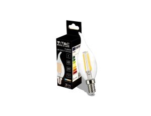 Żarówka LED Filament 4W E14 CF37 3000K 400lm 300st. 214302