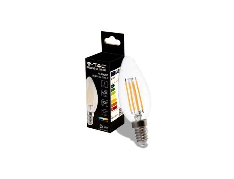 Żarówka LED Filament 4W E14 C35 4000K 400lm 300st. 214413