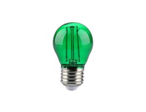 Żarówka LED Filament 2W E27 G45 60lm 300st. Zielony 217411