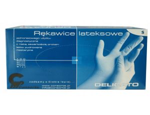 RĘKAWICE LATEKSOWE/100szt. M