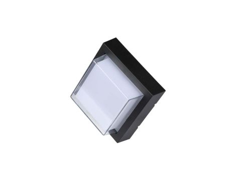 Lampa Elewacyjna LED 7W 700lm 3000K IP65 Kwadrat Czarny 218612