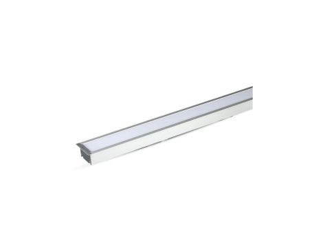 Oprawa Liniowa Podtynkowa LED 40W 3800lm 4000K Dioda Samsung 5 Lat Gwarancji IP20 Srebrna 21380