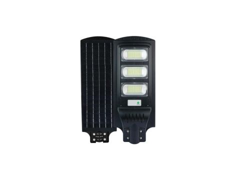 Oprawa uliczna solarna 90W 4000K Czarna czujnik mikrofalowy