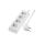 Przedłużacz 4-gniazda z/u Schuko 16A 3m /H05VV-F 3x1,5/ biały PS-470S T-973210