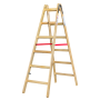 AWTOOLS DRABINA DREWNIANA  2x 6 STOPNI 150KG - 5