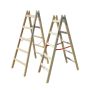 AWTOOLS DRABINA DREWNIANA  2x 8 STOPNI 150KG - 2