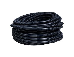 Rura karbowana 320N czarna 20,2/16mm 17016C /30m/