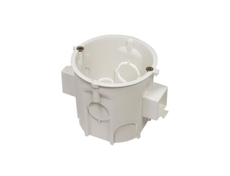 Puszka końcowa PK60 Lux głęboka łączeniowa z wkrętami biała A.0006L /110szt./