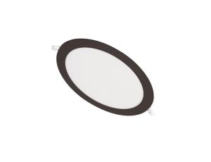 DOWNLIGHT podtynkowy OKRĄG 167x7 12W 4000K 800lm Czarny