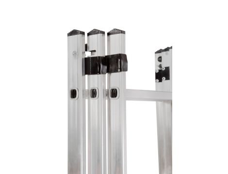 AWTOOLS DRABINA ALUMINIOWA BASIC 3x6 STOPNI 150KG - 9