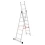 AWTOOLS DRABINA ALUMINIOWA BASIC 3x6 STOPNI 150KG - 3
