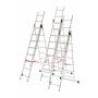 AWTOOLS DRABINA ALUMINIOWA BASIC 3x6 STOPNI 150KG - 12