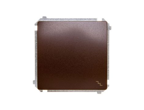 Simon Basic Łącznik schodowy 10AX, 250V czekoladowy BMW6.01/47