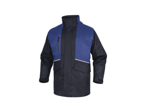 Kurtka 5 w 1 z poliestru pongee powlekanego PVC ALASKA3, kolor: granatowo-niebieski, rozmiar: XXL / ALAS3MBXX