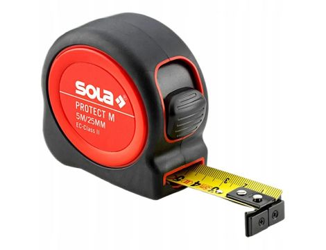 SOLA MIARA ZWIJANA 5m PROTECT M 25mm MAGNETYCZNA