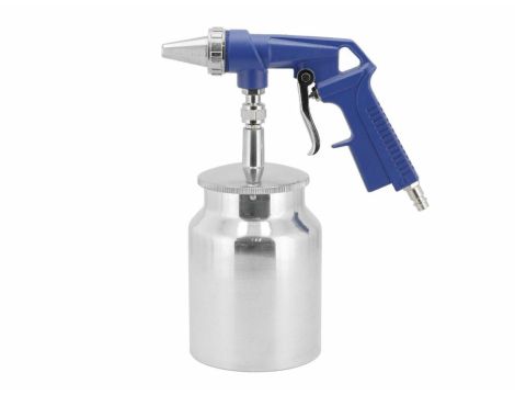 AIRPRESS PISTOLET DO PIASKOWANIA 1/4" 6-8 bar 250-300 l/min ZE ZBIORNIKIEM 1L